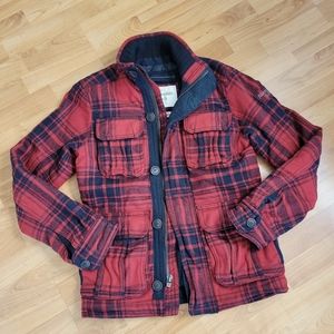 Abercrombie & Fitch Pine Point Jac-Shirt Plaid S Buffalo